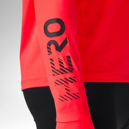 Funkčné tričko Rossignol M Hero Half Zip First Layer Neon Red