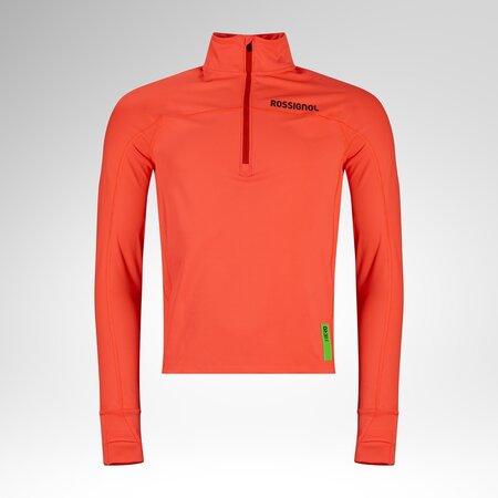 Funkčné tričko Rossignol M Hero Half Zip First Layer Neon Red