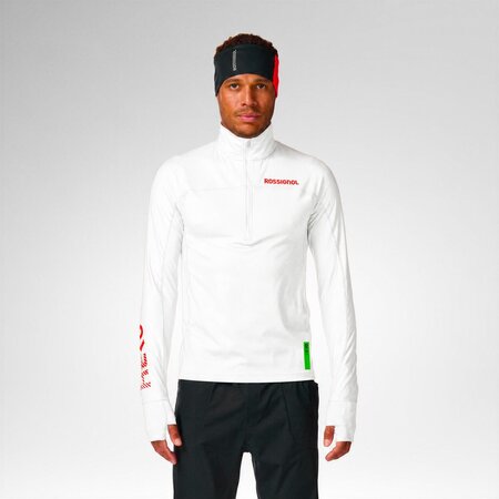 Funkčné tričko Rossignol M Hero Half Zip First Layer White