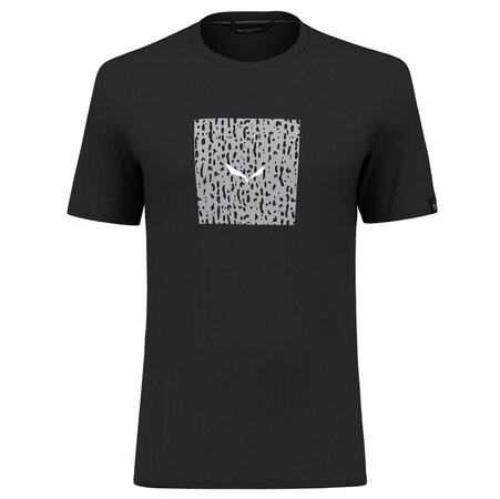 Funkčné tričko Salewa Pure Box Dry M T-Shirt Blackout