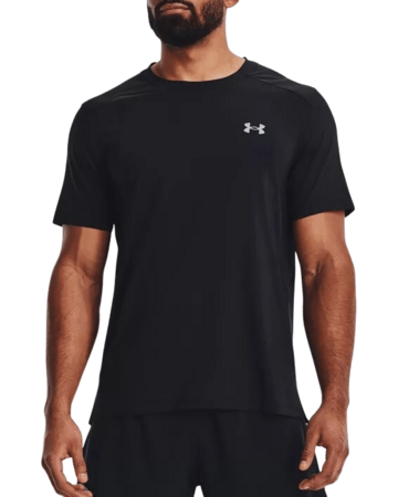 Pánske funkčné tričko Under Armour Iso-Chill Laser Tee Black