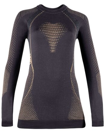 Funkčné tričko UYN Cashmere Shiny 2.0 UW Shirt LG Sl Round Neck Celebrity Gold