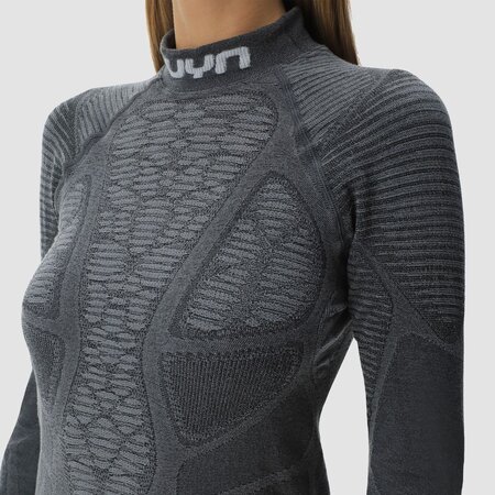 Funkčné tričko UYN Elevatyon Biomorph Women Turtleneck Shirt Grey Melange