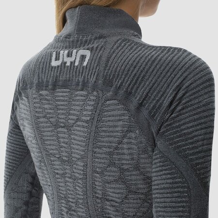 Funkčné tričko UYN Elevatyon Biomorph Women Turtleneck Shirt Grey Melange