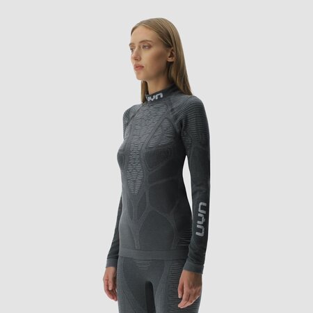 Funkčné tričko UYN Elevatyon Biomorph Women Turtleneck Shirt Grey Melange