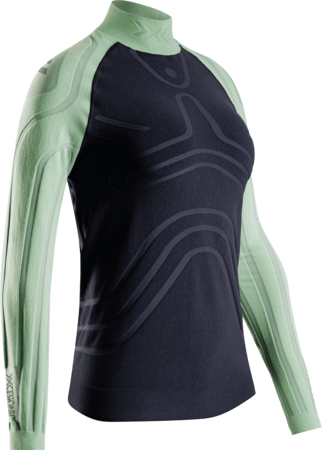 Funkčné tričko X-Bionic Heatloop Shirt LS Wmn Digital Lime/X Black