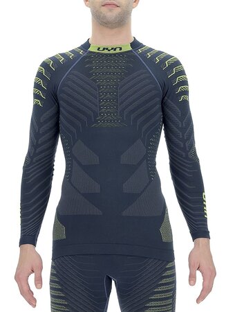 Funkčné tričko UYN Man Resilyon UW Shirt LG Sl Turtle Neck Dark Blue/Yellow Funkčné tričko UYN Man Resilyon UW Shirt LG Sl Turtle Neck Dark Blue/Yellow