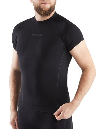 Pánske termo tričko Viking Eiger Top SS Black Pánske termo tričko Viking Eiger Top SS Black