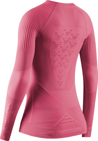 Funkčné tričko X-Bionic Energy Accumulator 4.0 Shirt LG SL Wmn Magnolia Purple/Fuchsia