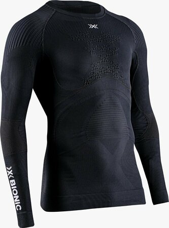 Funkčné tričko X-Bionic Energy Accumulator 4.0 Shirt LG SL Men Opal Black/Arctic White