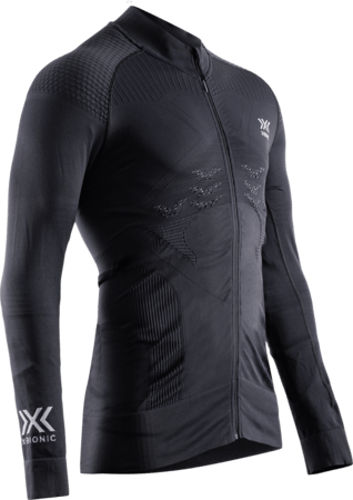 Funkčná mikina X-Bionic Energizer 4.0 TRN Layer Full Zip Men Opal Black/Artic White