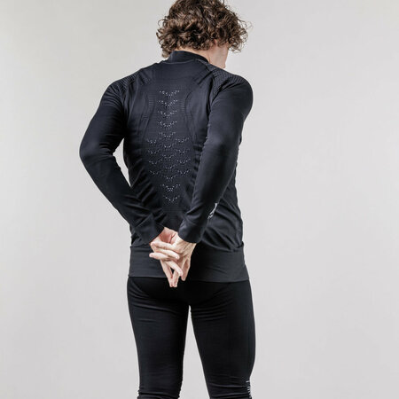 Funkčná mikina X-Bionic Energizer 4.0 TRN Layer Full Zip Men Opal Black/Artic White