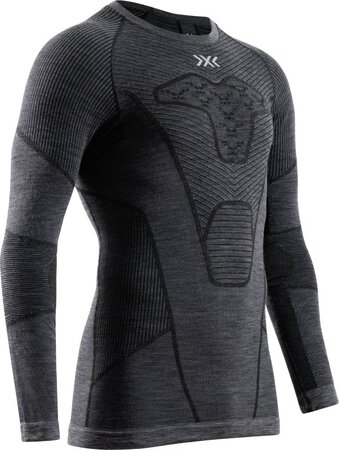 Funkčné tričko X-Bionic Symbio Merino Shirt LS Men Rhino Grey Funkčné tričko X-Bionic Symbio Merino Shirt LS Men Rhino Grey