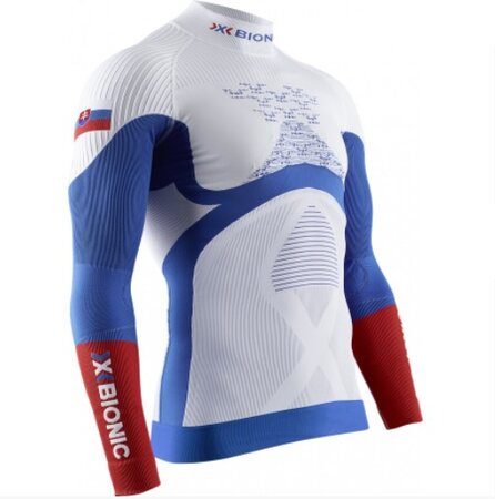 Pánske funkčné tričko X-Bionic Energy Accumulator 4.0 Patriot Shirt Turtle Neck LG SL Slovakia