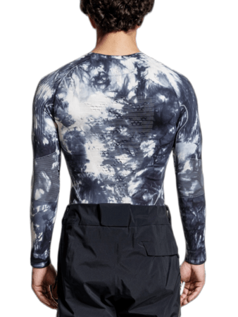 Funkčné tričko X-Bionic Energy Accumulator Wild Shirt LS Tiedye X Black/X White