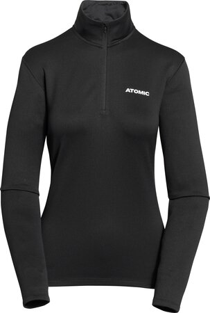 Mikina Atomic W Tour Zip-Neck Black
