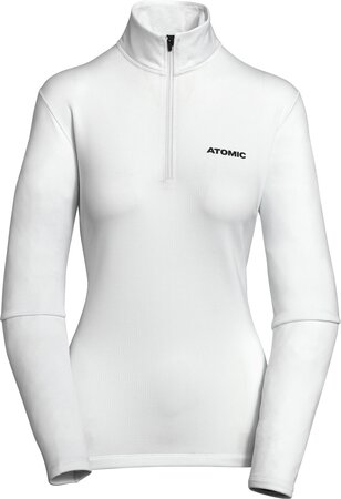Mikina Atomic W Tour Zip-Neck Off White