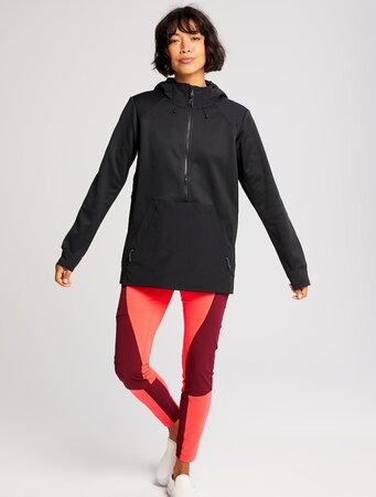 Dámska mikina Burton Crown Weatherproof Performance True Black