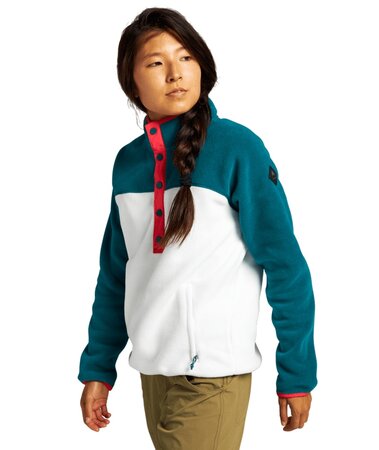 Dámska mikina Burton Hearth Fleece Pullover Shaded Spruce/Stout White