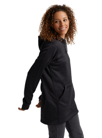 Dámska mikina Burton Oak Long Pullover Hoodie True Black Heather