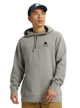 Mikina Burton Mountain Pullover Hoodie Gray Heather