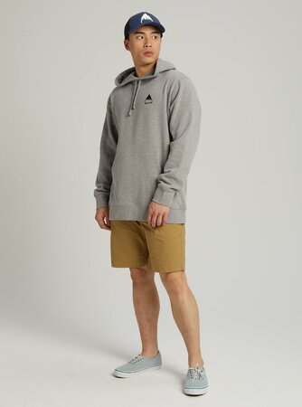 Mikina Burton Mountain Pullover Hoodie Gray Heather