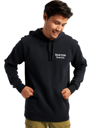 Mikina Burton Durable Goods Pullover Hoodie True Black