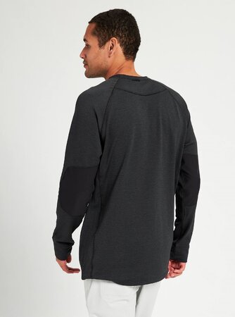 Pánska mikina Burton Multipath Grid Crewneck Fleece True Black