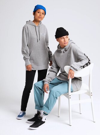 Mikina Burton Vault Pullover Hoodie Gray Heather