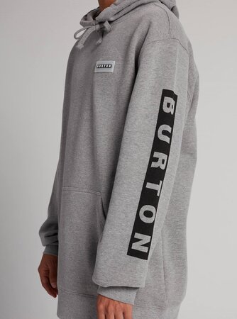 Mikina Burton Vault Pullover Hoodie Gray Heather