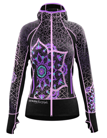 Mikina Crazy Idea Pull Oxygen Light Mandala