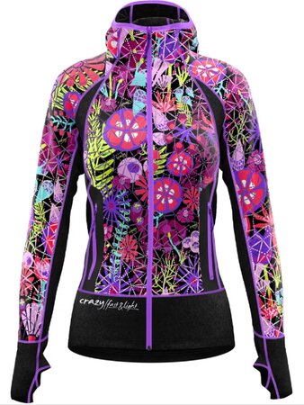 Mikina Crazy Idea Pull Oxygen Light Wild Garden