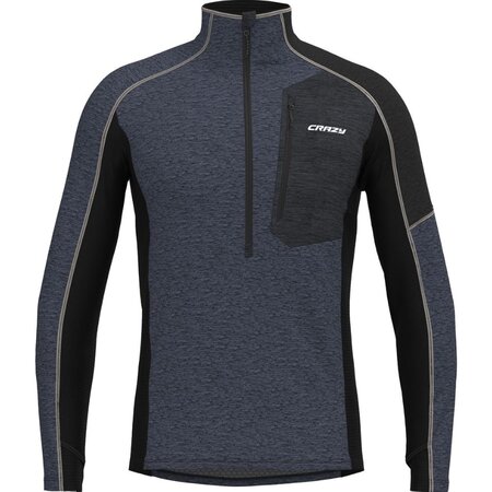 Mikina Crazy Idea Pull Ascent Black