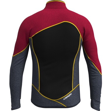 Mikina Crazy Idea Pull Flame Brick