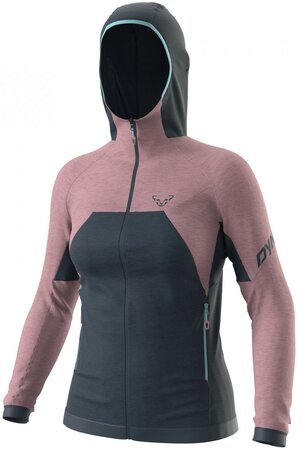 Mikina Dynafit Tour Wool Thermal Women Hoody Mokarosa Mikina Dynafit Tour Wool Thermal Women Hoody Mokarosa