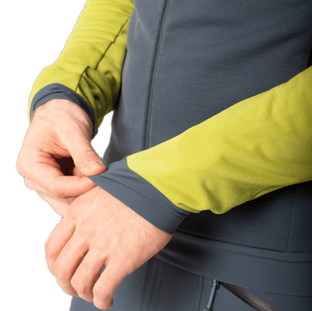 Mikina Dynafit Radical Polartec Hooded Jkt M Golden Lime
