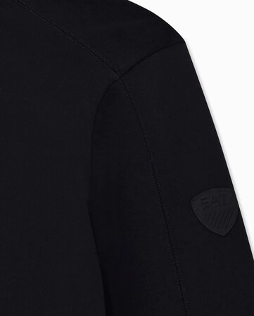 Mikina EA7 Emporio Armani Ski Pure Powerstretch Fleece Black