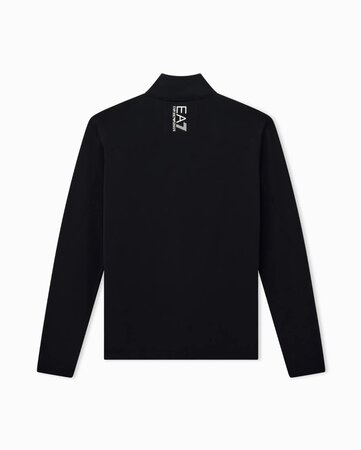 Mikina EA7 Emporio Armani Ski Pure Powerstretch Fleece Black