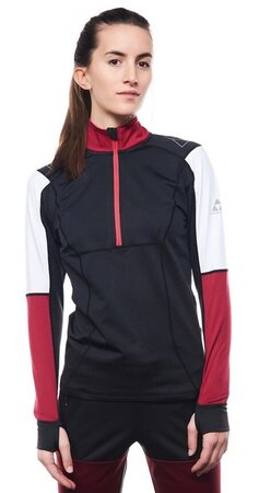 Dámska mikina Fischer Asarna Baselayer Black/Burgundy
