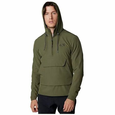Mikina Fox Racing Ranger Wind Pullover Olive Green