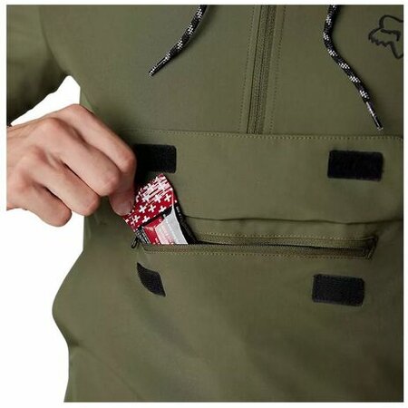Mikina Fox Racing Ranger Wind Pullover Olive Green