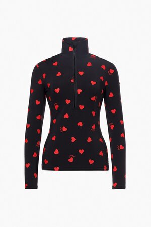 Mikina Goldbergh Aimi Ski Pully Black/Flame