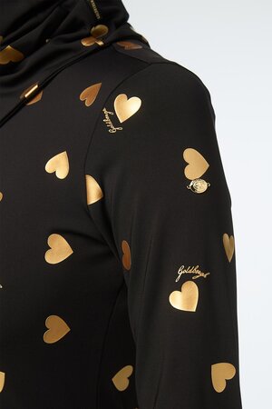 Mikina Goldbergh Aimi Ski Pully Black/Gold