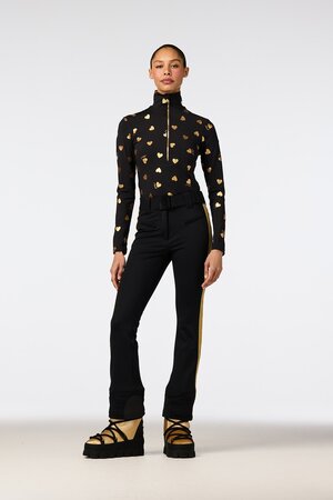 Mikina Goldbergh Aimi Ski Pully Black/Gold