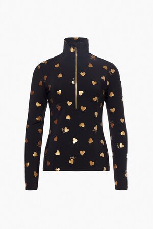 Mikina Goldbergh Aimi Ski Pully Black/Gold