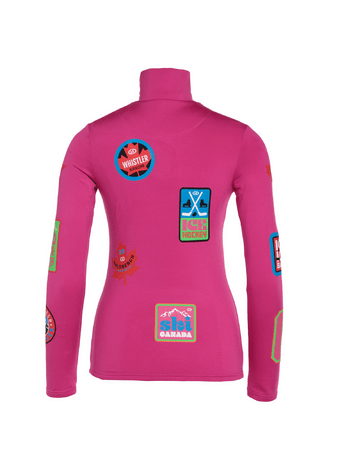 Mikina Goldbergh Bodycheck Ski Pully Passion Pink