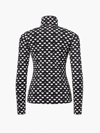 Mikina Goldbergh Cuori Ski Pully Cuori Black