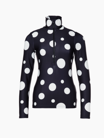 Mikina Goldbergh Dottie Ski Pully Dot Black