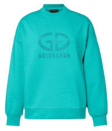 Mikina Goldbergh Embrasse Crew Neck Sweater Ice Green