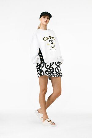 Mikina Goldbergh Fico Sweater White